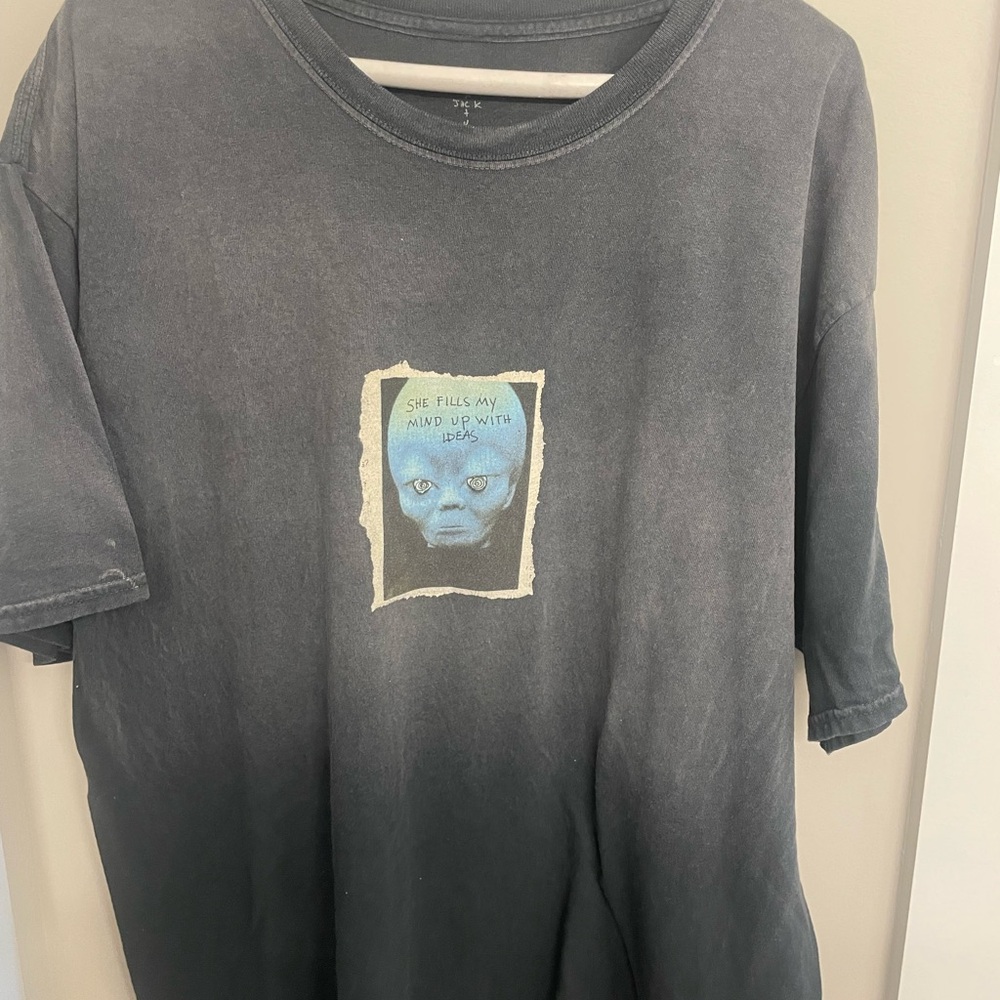 Travis Scott - Cactus Jack “She fills my mind up with ideas” Black T-Shirt